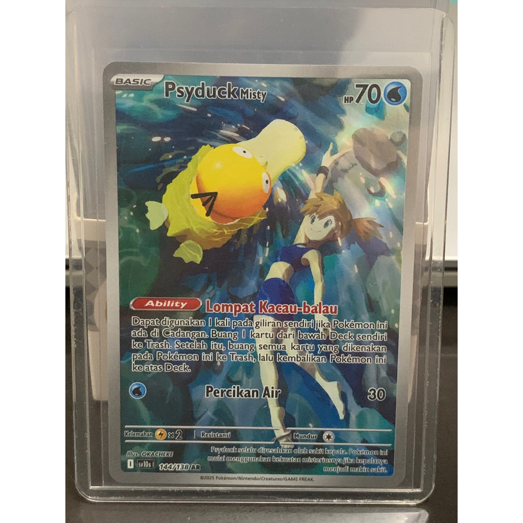 Pokemon TCG Murah Indonesian Version Psyduck Misty AR