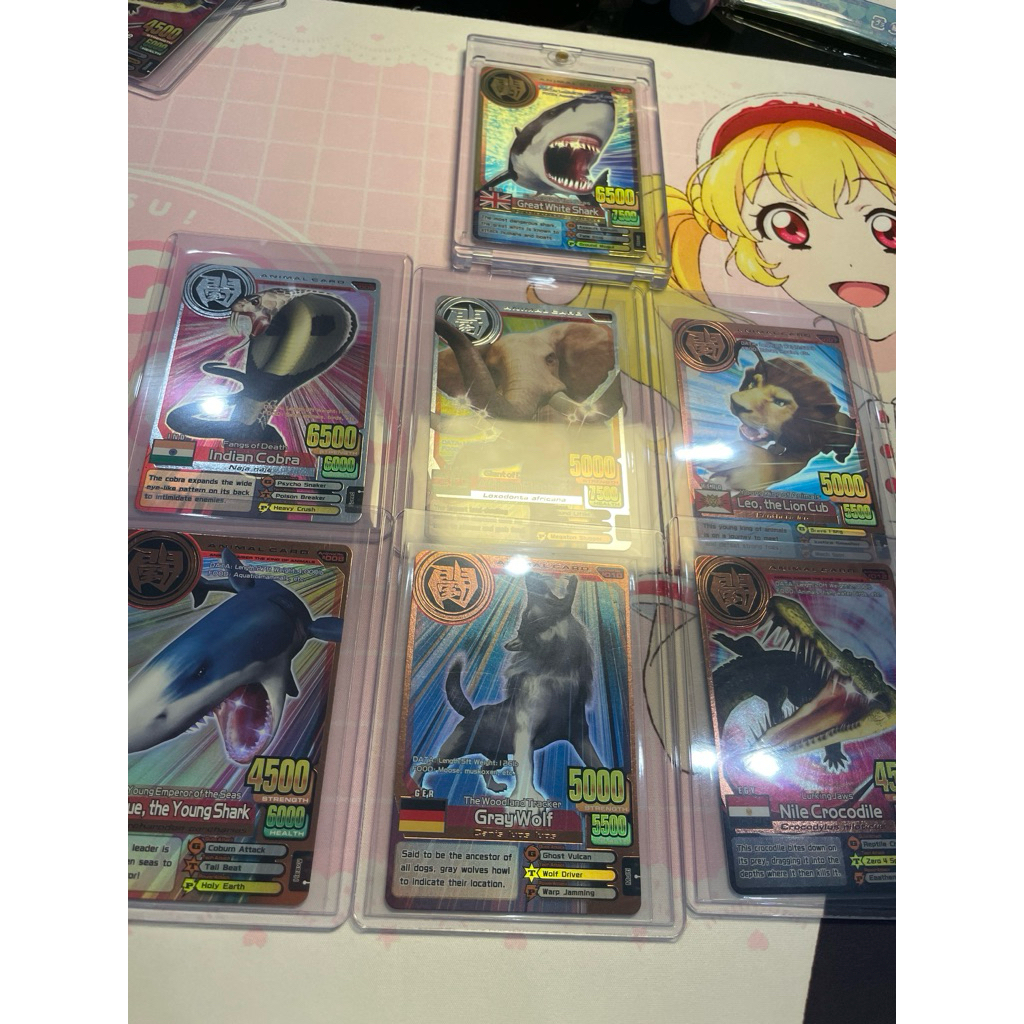 Animal Kaiser plus v1 cards kartu Gold Silver Bronze