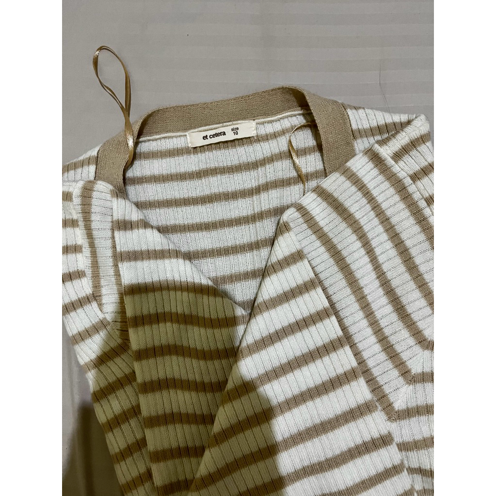 PRELOVED et cetera knit outer garis