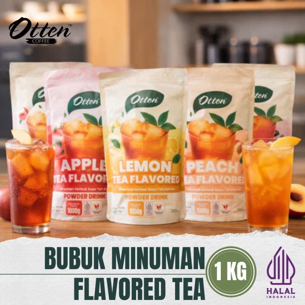 Bubuk Minuman Teh Rasa Buah untuk Usaha Minuman 1 Kilogram