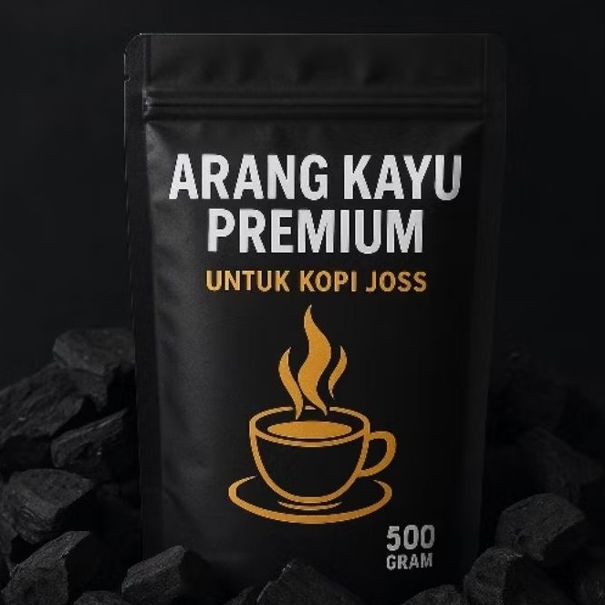 Arang Kayu Asam Premium 500gr untuk Kopi Joss