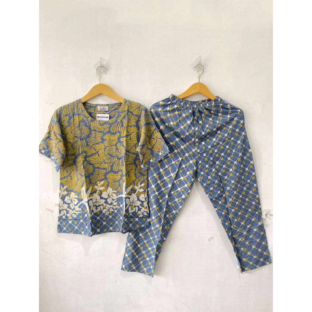 LUZA ~ Setelan Luza ABG Tangan Pendek by Batik Luza