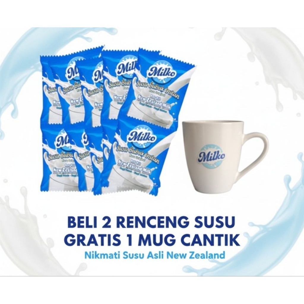 Milko susu bubuk original free mug