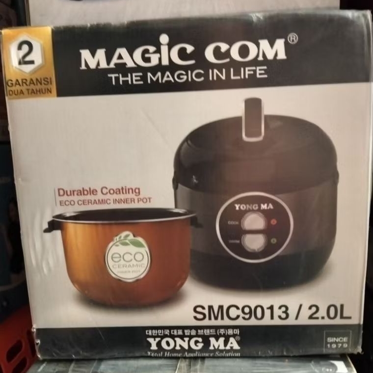 YONG MA Rice Cooker 2 Liter SMC 8033 dengan Inner Pot Ceramic Coating