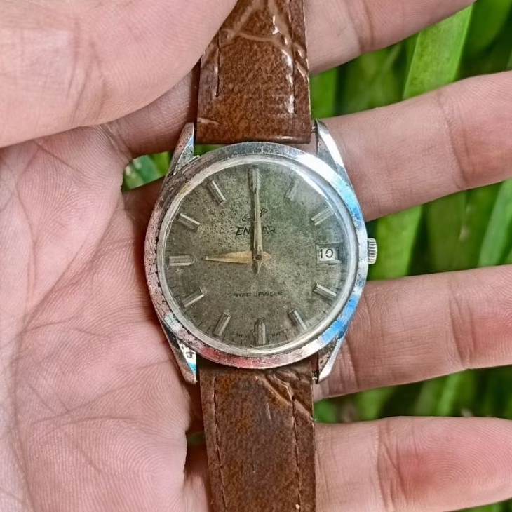 Jam Tangan Original Enicar Manual Winding
