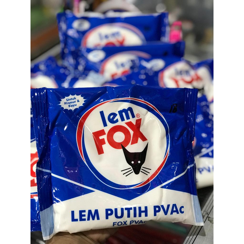 LEM FOX / LEM PUTIH PVAC netto 350g / LEM FOX PLASTIK 350G