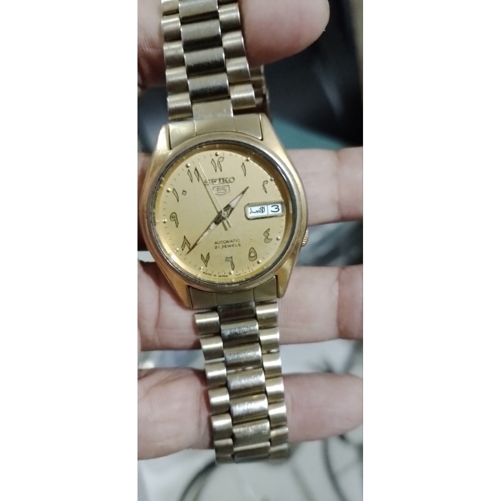Original Jam Arabic Automatic Second Preloved Seik0