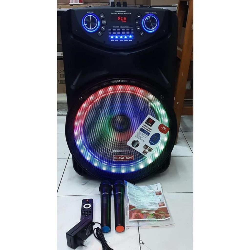 SPEAKER MEETING PORTABLE ASATRON PARAMOUNT (8881UKM) 15INCH RMS 50W
