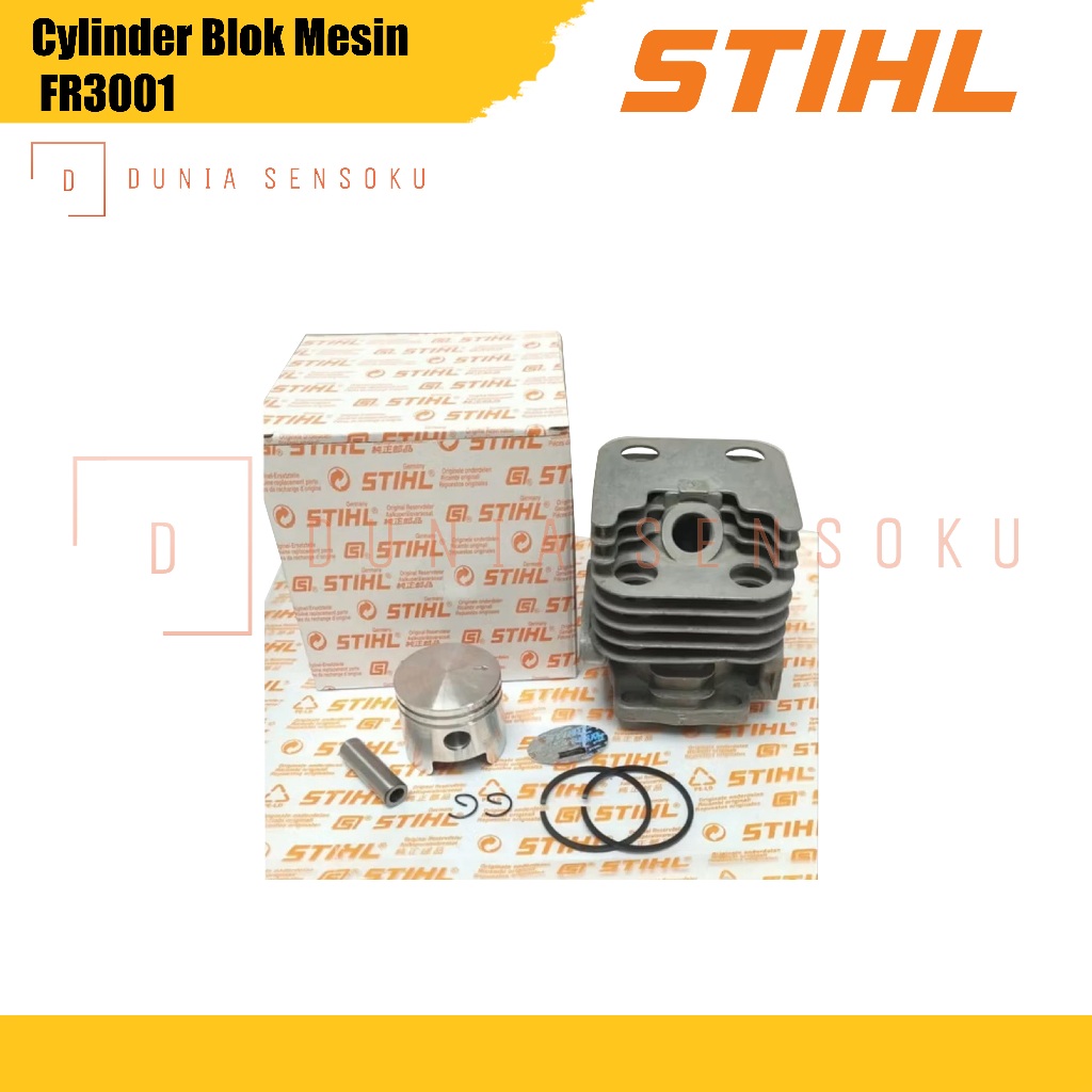Cylinder Blok Mesin FR3001 Boring Mesin Potong Rumput 2Tak Original