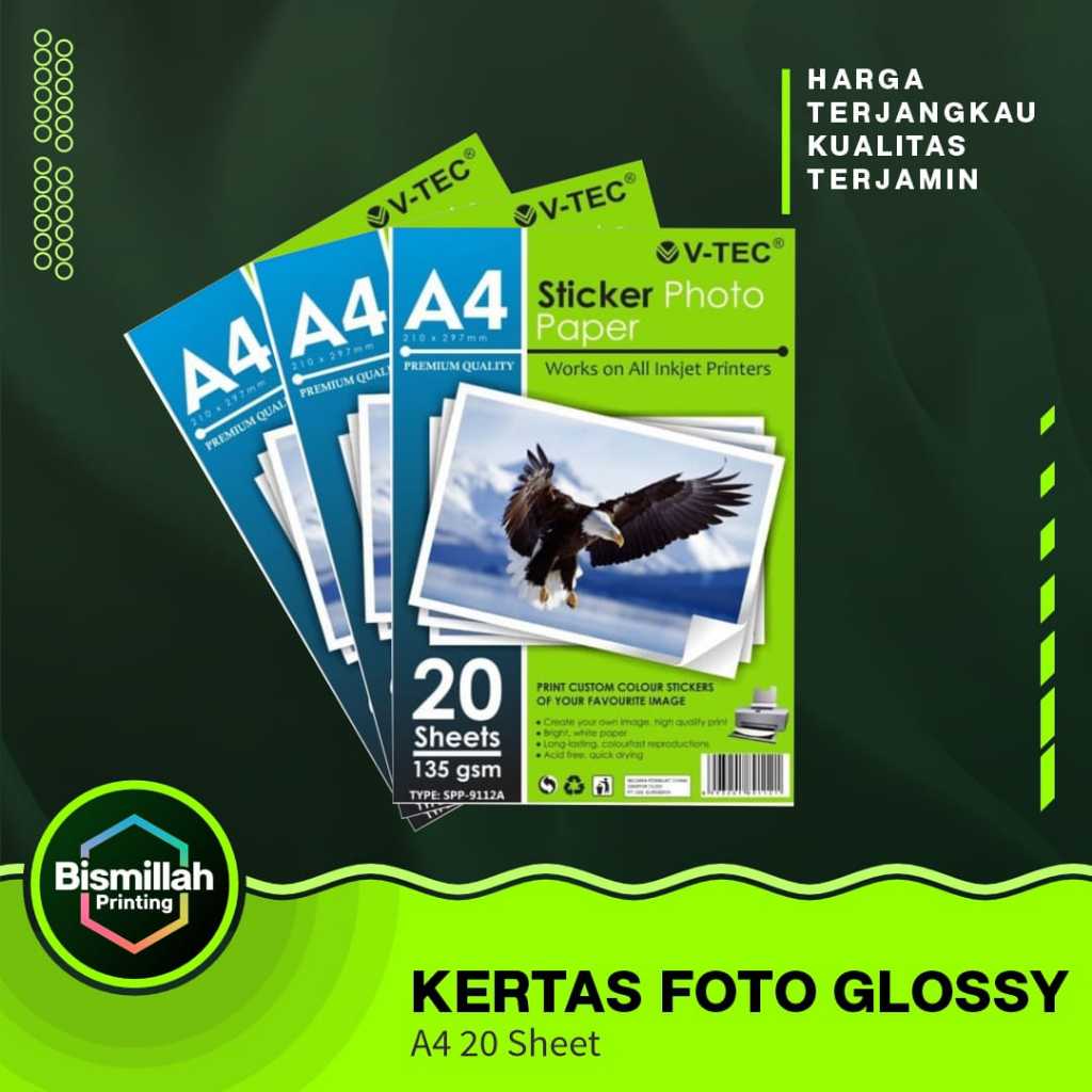 KERTAS FOTO GLOSSY