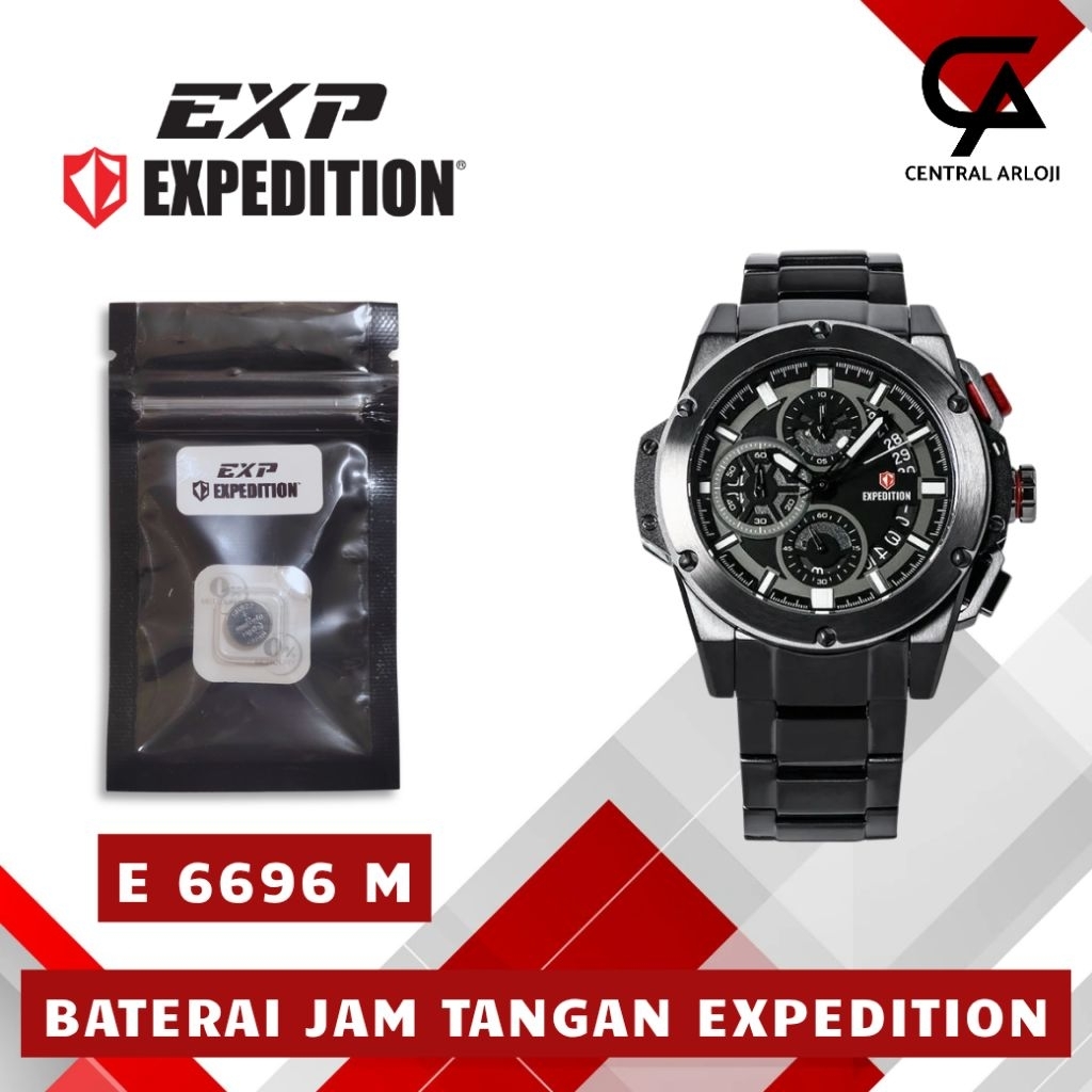 Baterai Jam Tangan Expedition E 6696 M Original