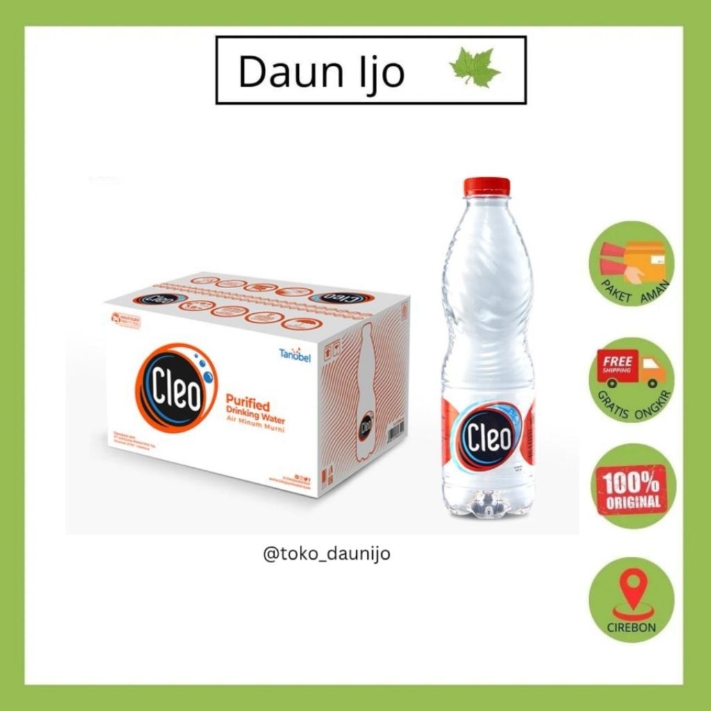 Air Minum Mineral Cleo 330 ml | 550 ml