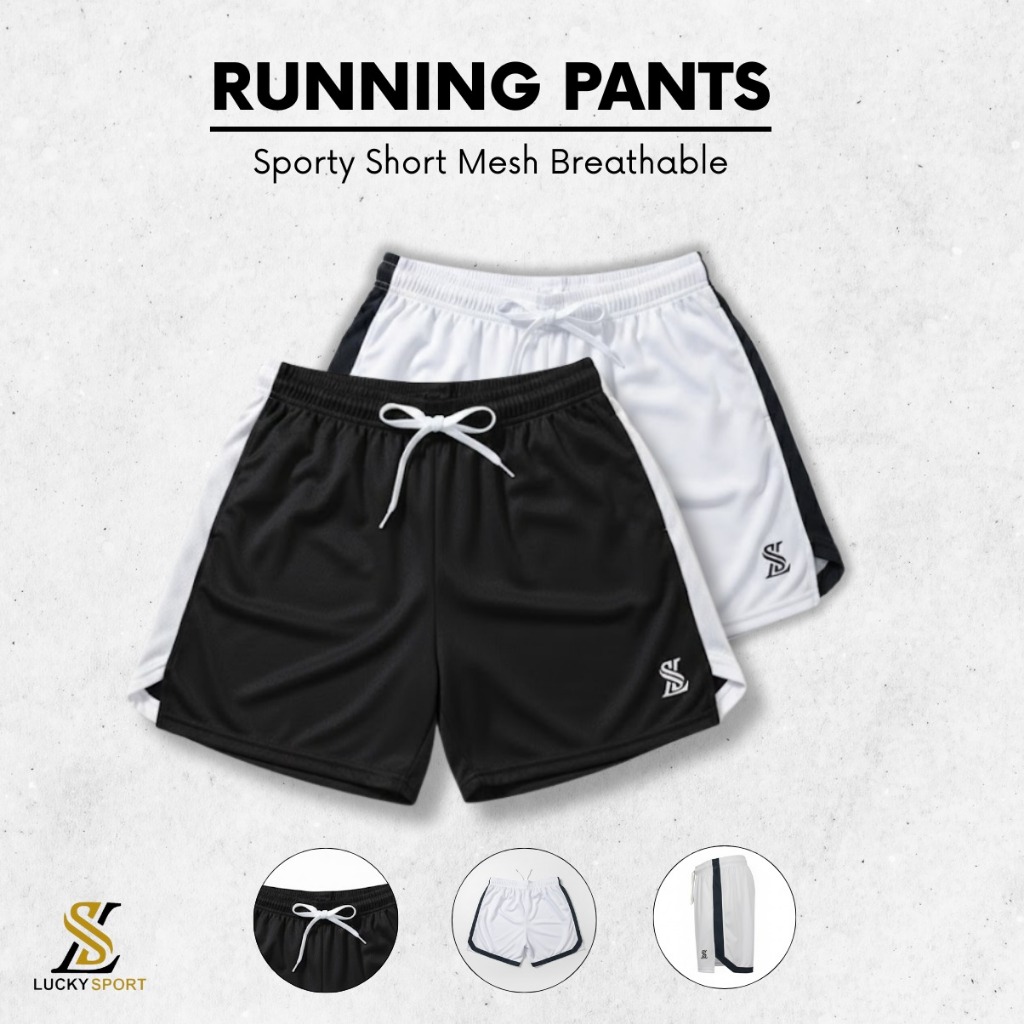 Celana Sepak Bola Futsal Olahraga Basket Gym Fitness Short Pria Wanita Short Modern