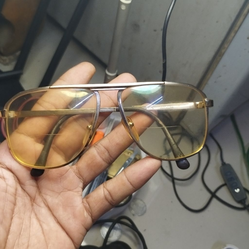 frame kacamata branded lapis emas lancel paris