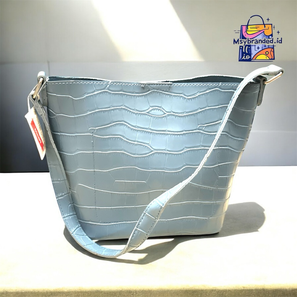 MINISO SHOULDER BAG TAS BAHU CROCODILE PATTERN TAS BAHU WANITA