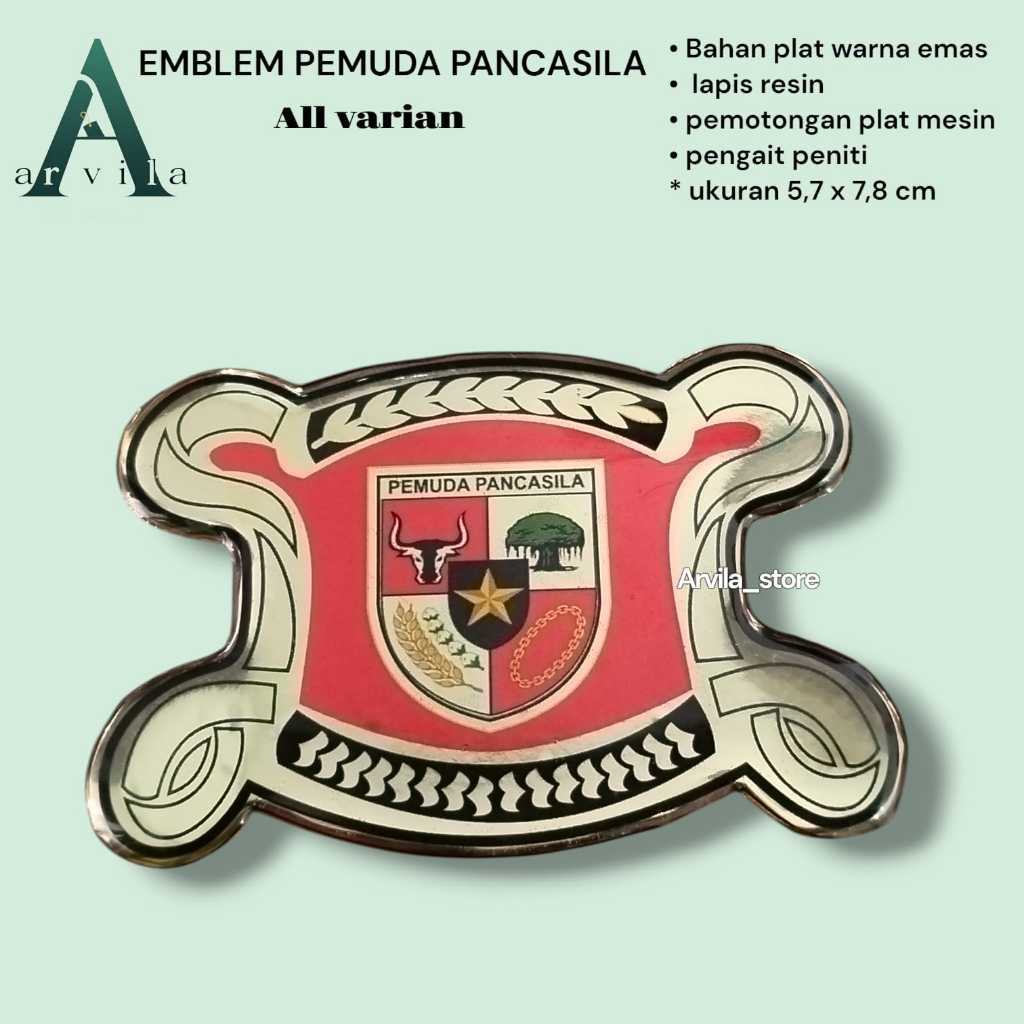 Emblem pemuda pancasila / Atribut pemuda pancasila / Pin pemuda pancasila  Model Kupu Kupu / all var