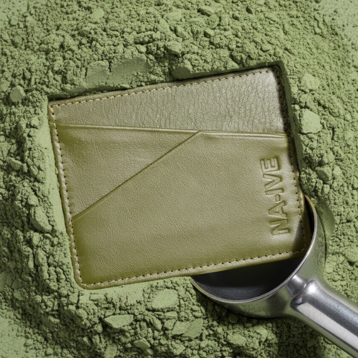 NA-IVE Leather - Tinker Card Holder Dompet Kartu ATM dan Uang Wanita Pria Kulit Asli 4 Slot Kartu Pr