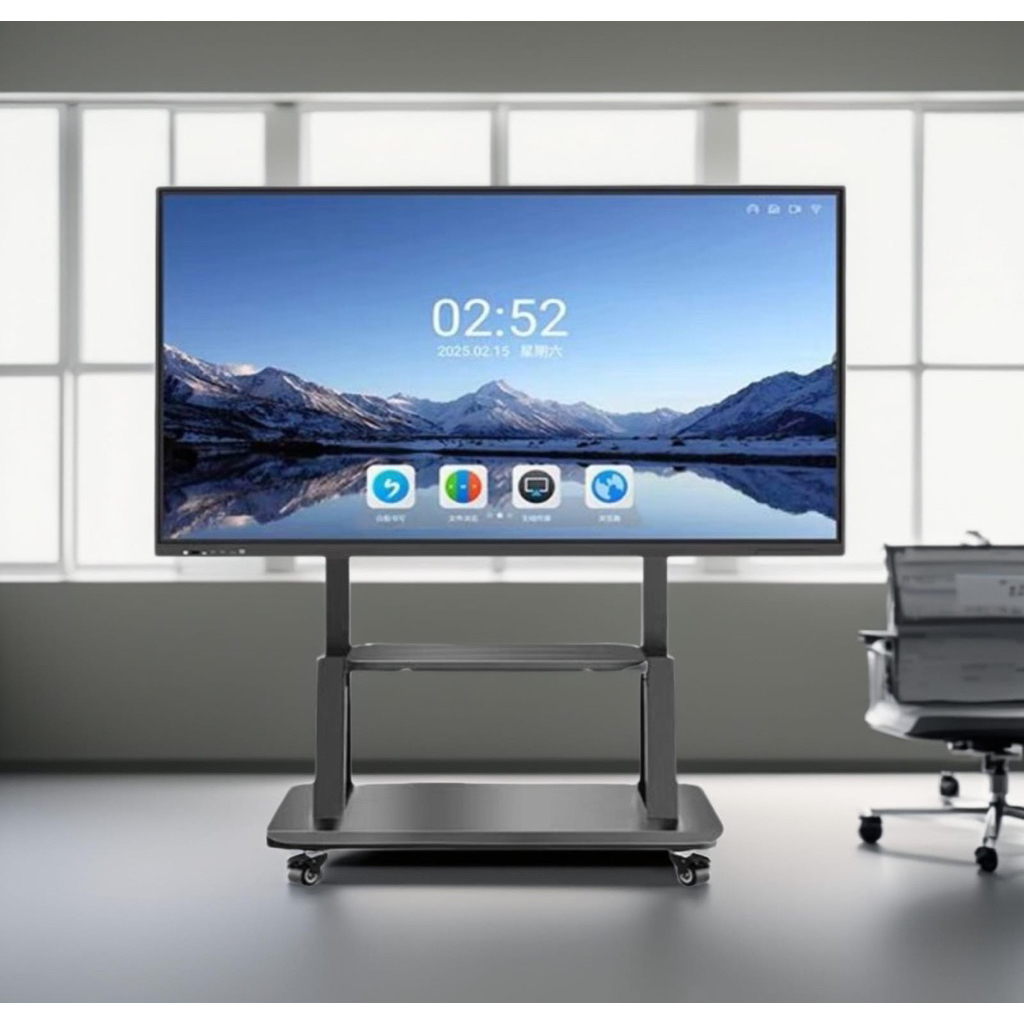 Interactive Smartboard 65 inch 4K touchscreen Dual OS android/windows