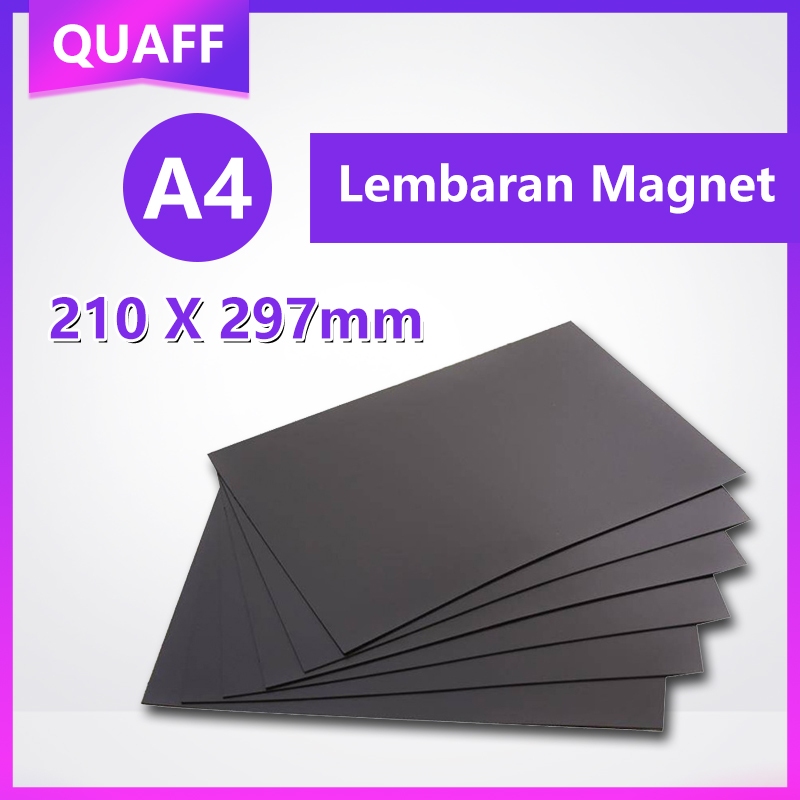 QUAFF Lembar Magnet A4 Magnet Lembaran Multifungsi