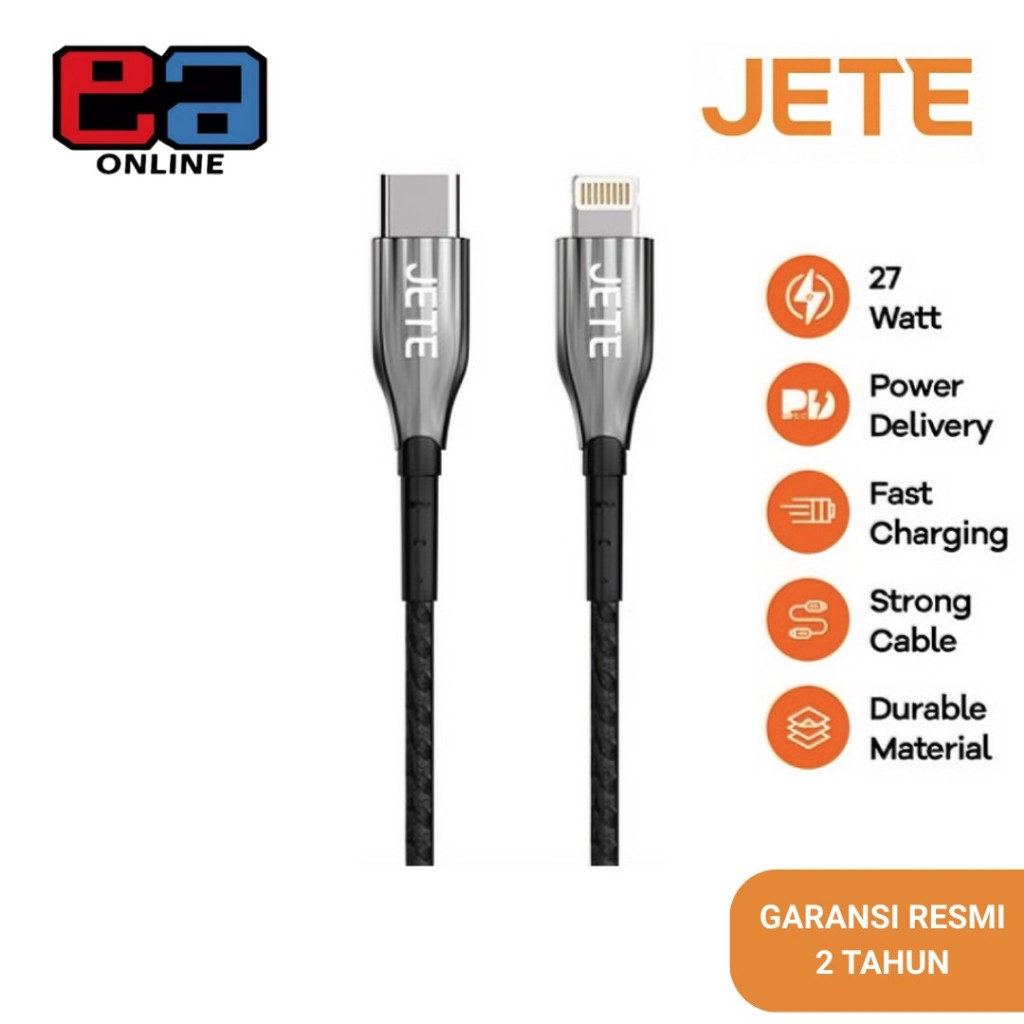 Jete Kabel Data CX8 Fast Charging Type C to Lightning
