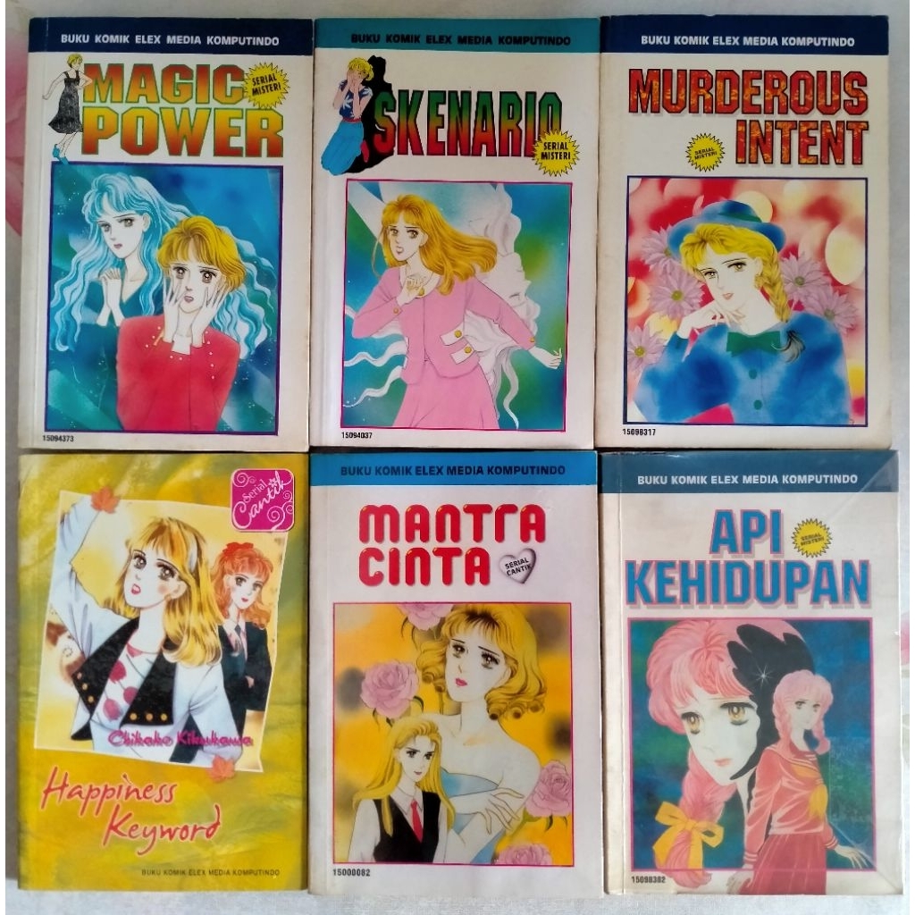 Komik Serial Misteri Chikako Kikukawa - Magic Power, Skenario, Intent, Happiness Keyword, Mantra Cin