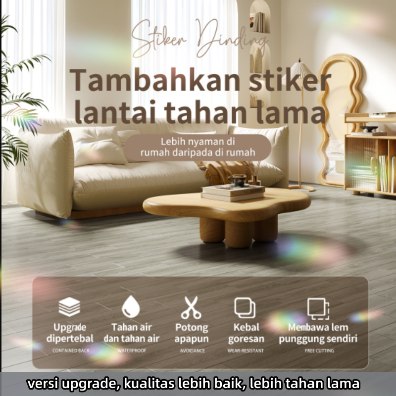Lantai Vinyl Motif Kayu   Anti Rayap Anti Licin Anti Jamur Motif Kayu AlamiStiker List Dinding & Vin