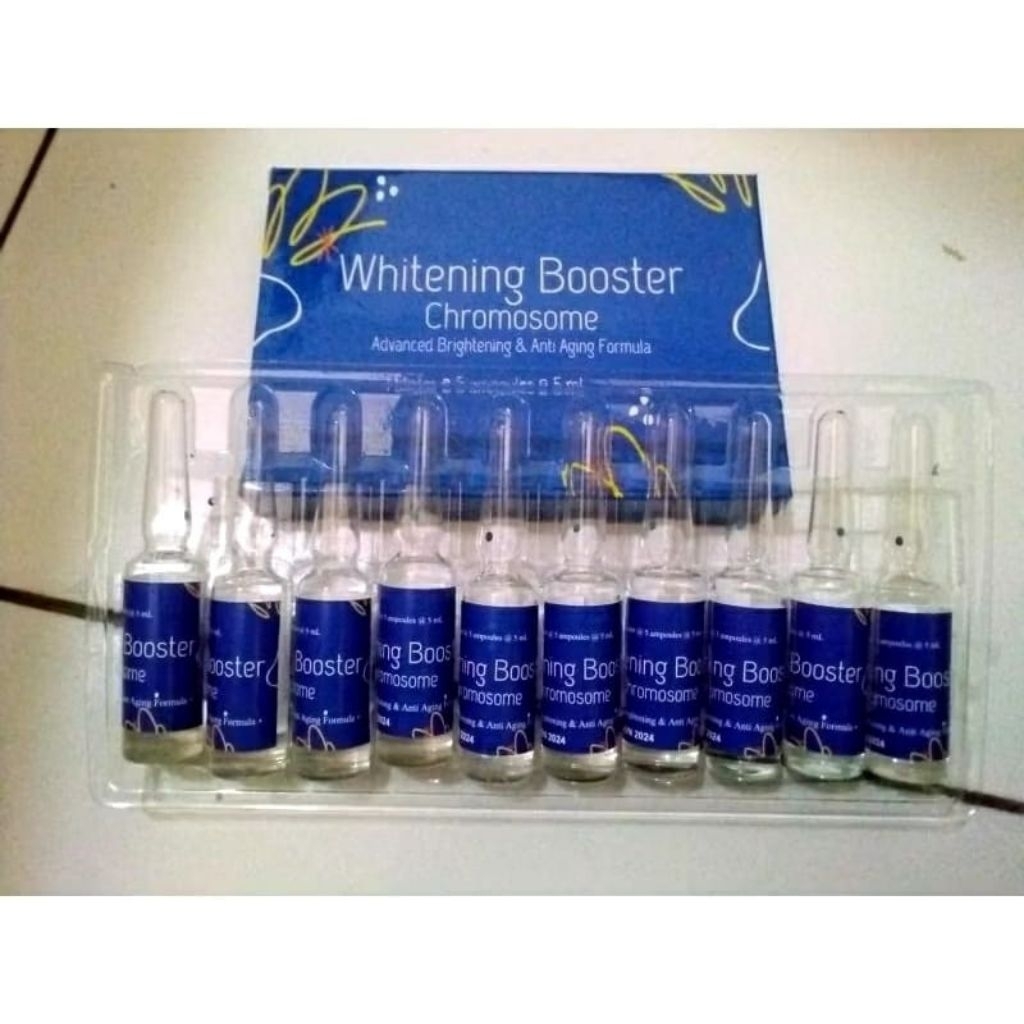 Whitening booster // cromosom - brightening anti penuaan aging berkualitas dan terjamin