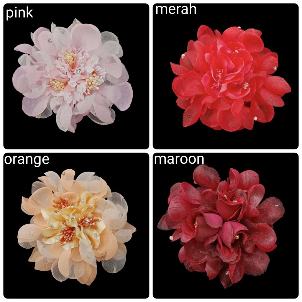 Korsase Gaun, Bunga Korsase,Korsase Bahu, Bunga Aksesoris Rambut/Gaun