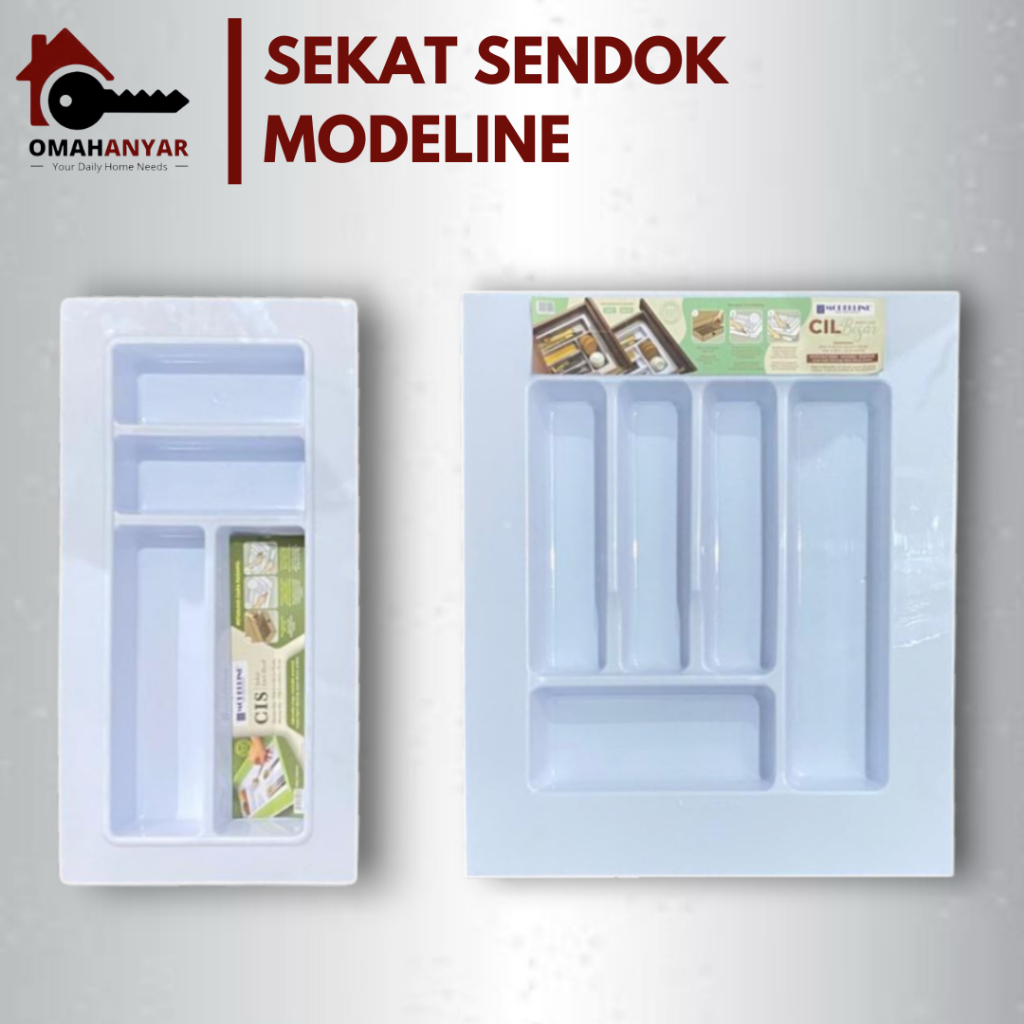 Sekat Sendok Skat Laci Dapur Plastik Modeline / CIS 4 Skat / CIL 5 Skat Organizer Laci