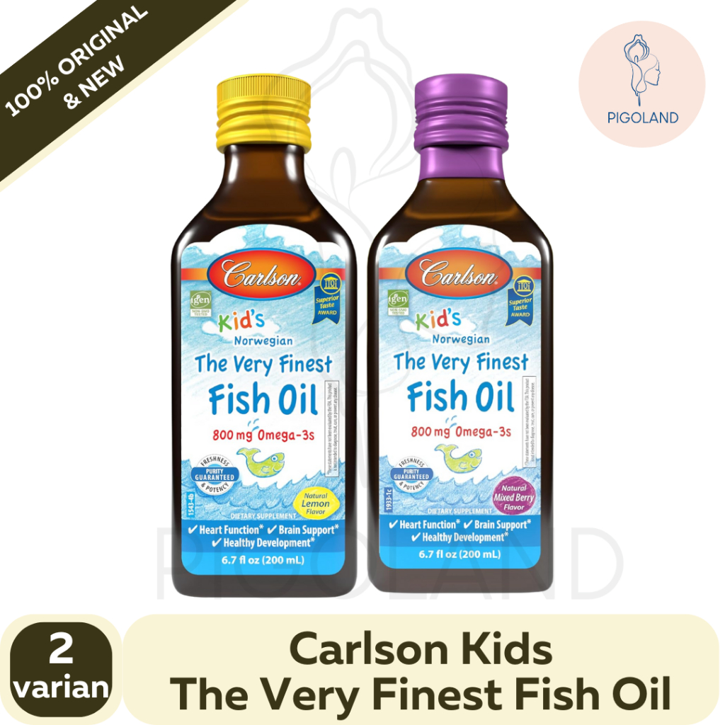 Carlson Kids Norwegian The Very Finest Fish Oil Omega Minyak Ikan Anak