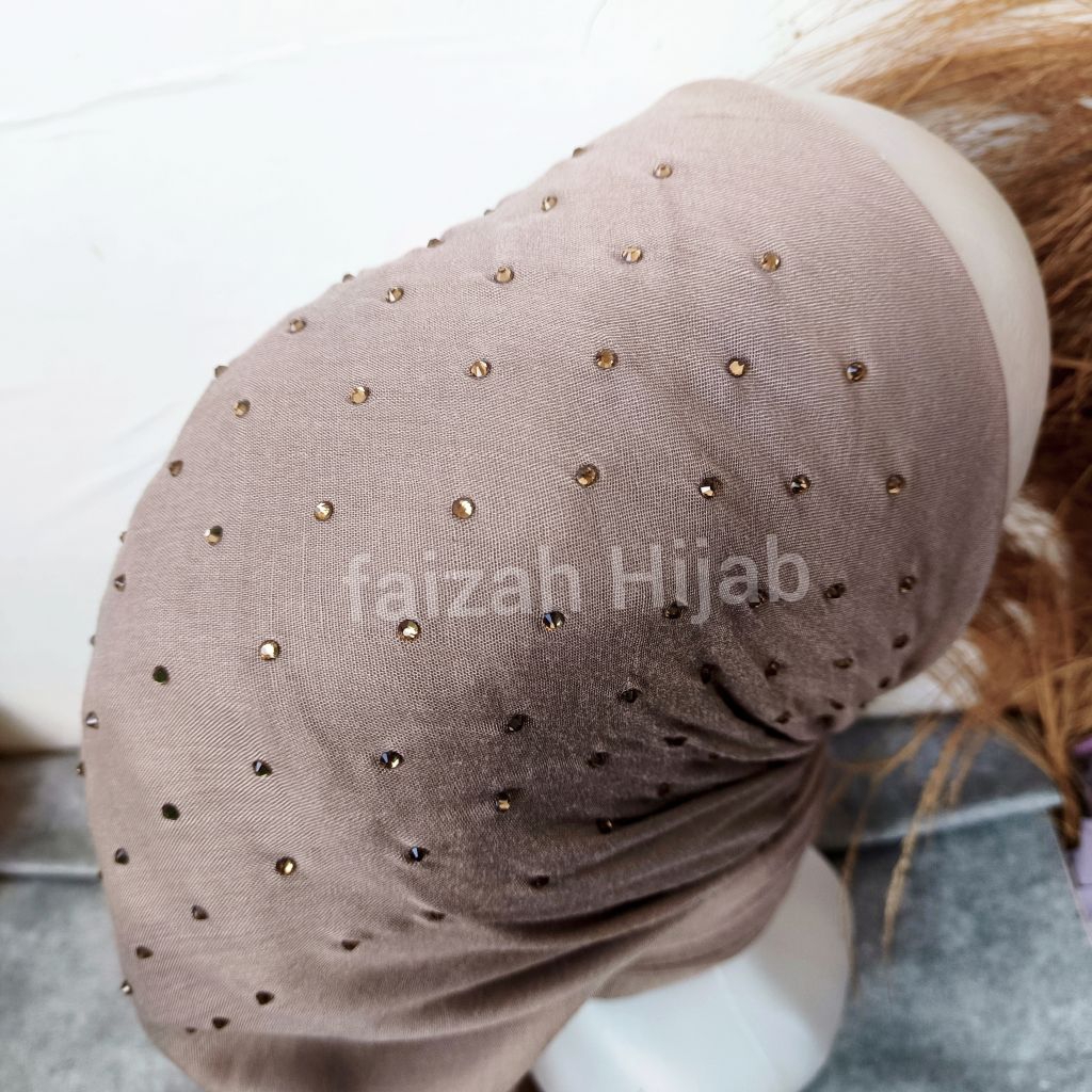 segi Empat Paris  Voal  Premium Swarovski Payet Tabur Kerudung Jilbab Hijab manik manik
