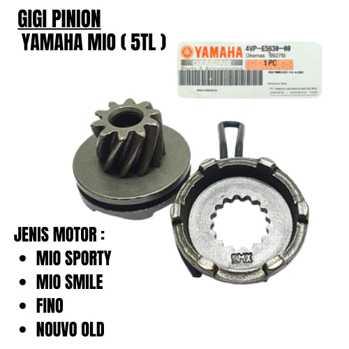 GIGI PINION MIO SPORTY 5TL 5MX BERKUALITAS ORIGINAL