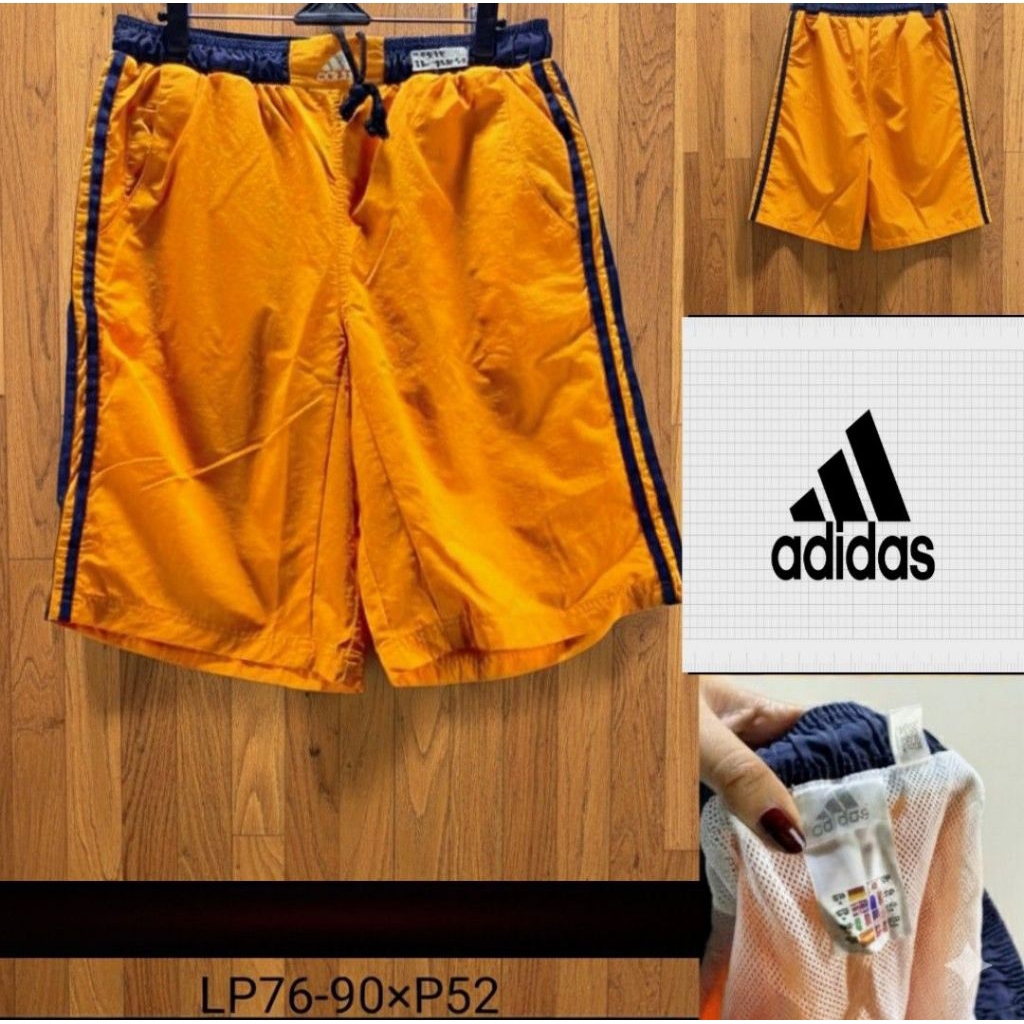 celana pendek running Adidas parasut  size 30-35