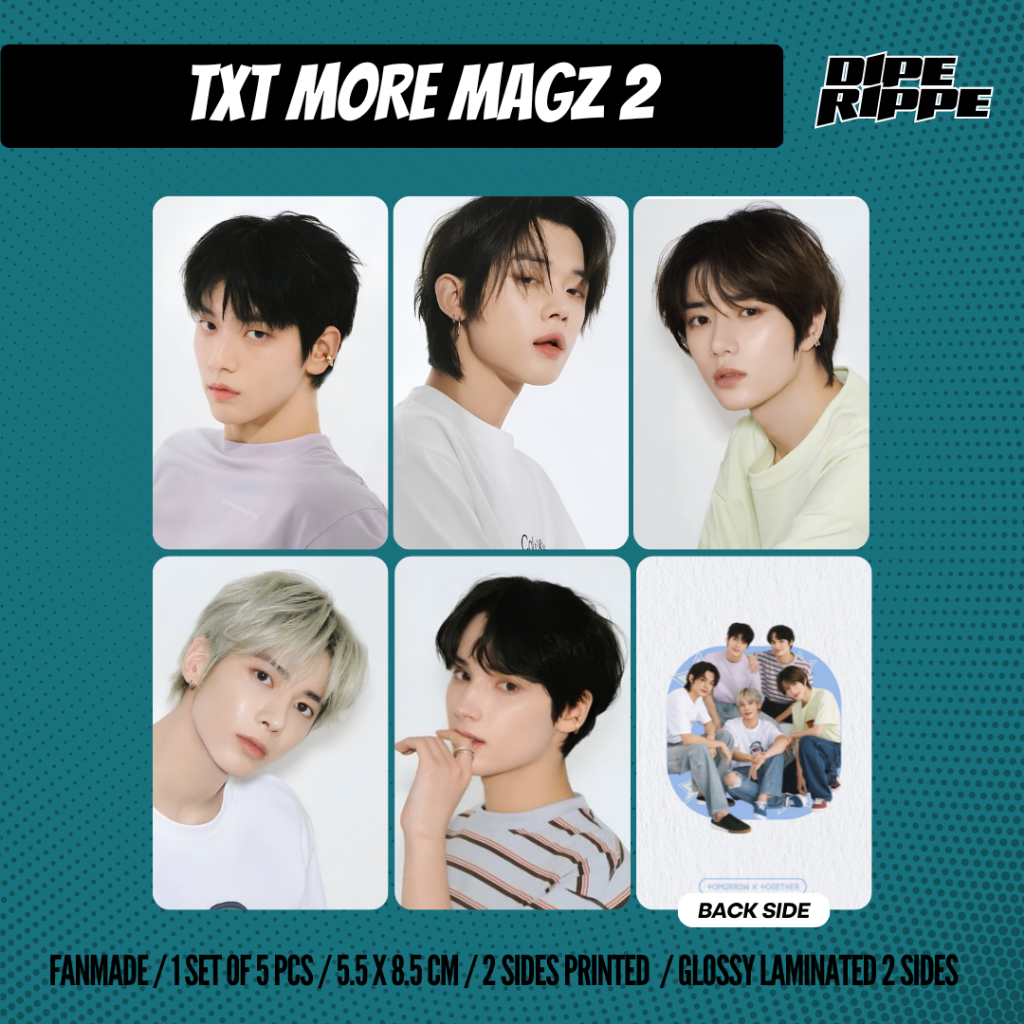 TXT - [1SET ISI 5PCS] MORE MAGAZINE JAPAN TOMORROW X TOGETHER
