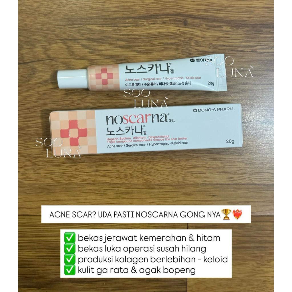 Noscarna Gel Obat Totol Bekas Jerawat Keloid Bekas Luka Operasi Hitam Bekas Jerawat Merah Bekas Jera