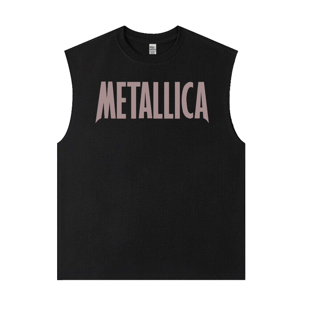 KAOS TANKTOP 24S / SINGLET / KAOS LEKBONG BAND METALLICA GREY / TANKTOP / LEKBONG