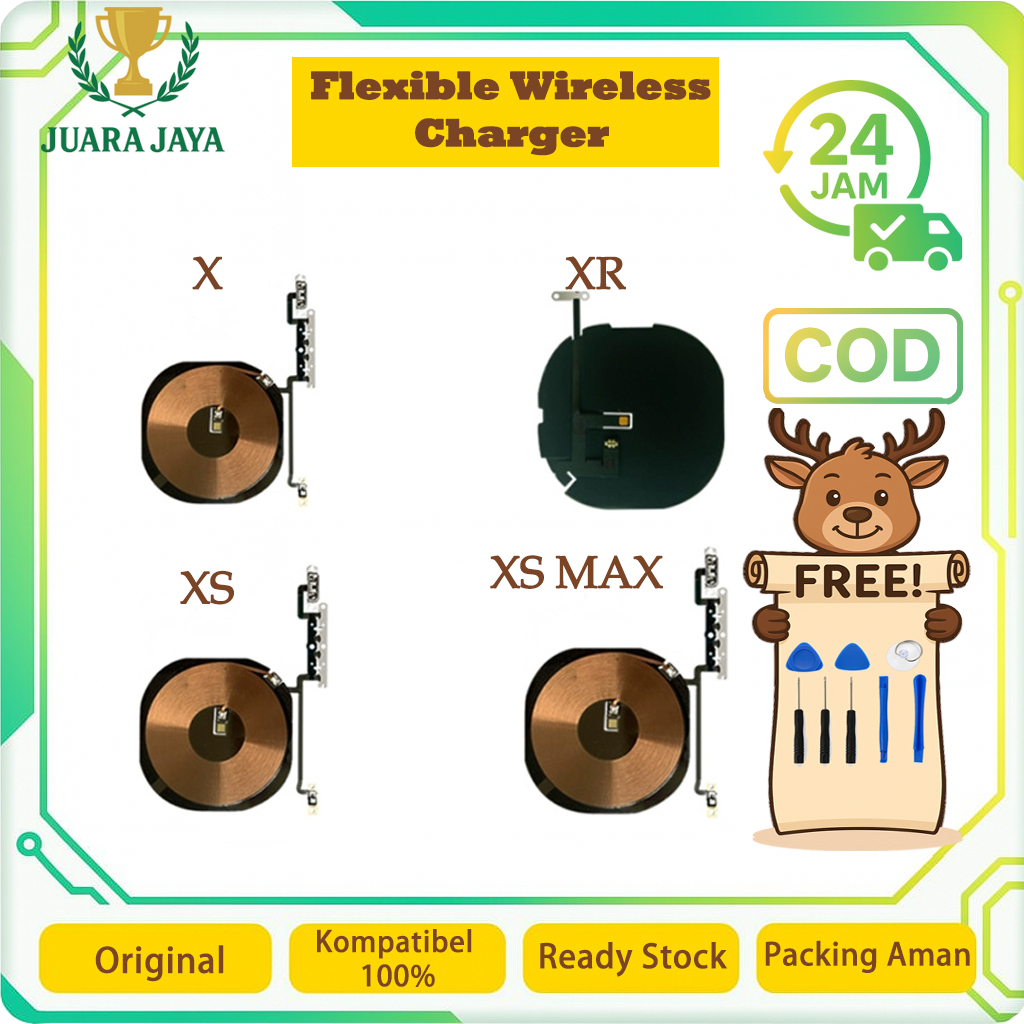 FLEXIBLE NFC / WIRELES CHARGER FOR IPHONE X / XR / XS / XS MAX NEW ORIGINAL