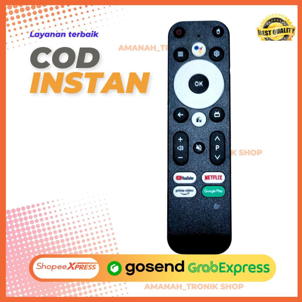 Remote Android TV Box X96MINI / M96MINI / TV Stick / S96 – Siap Pakai