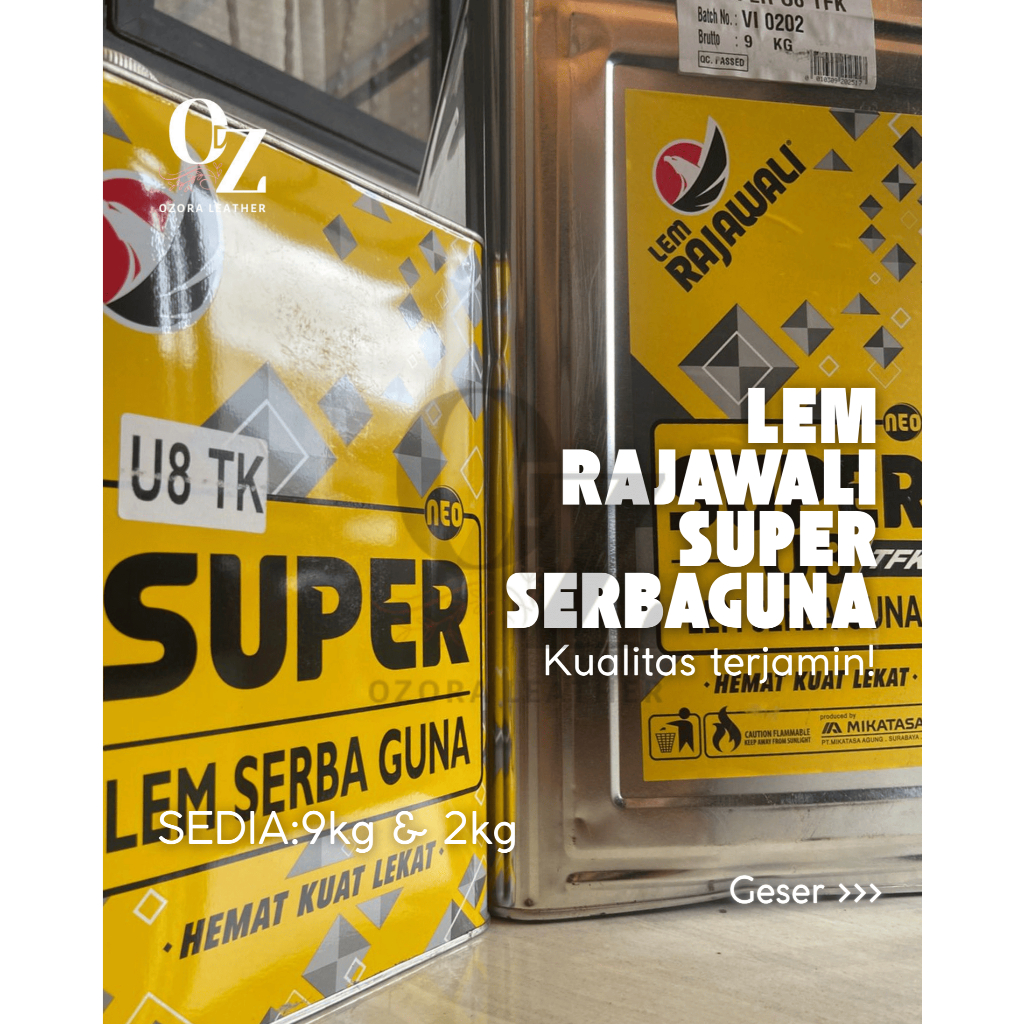 Lem Kuning Super Rajawali 9kg & 2kg - Perekat Serbaguna dengan Daya Rekat Kuat