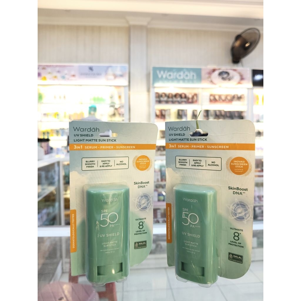 WARDAH UV SHIELD LIGHT MATTE SUN STICK | Sunscreen stik wardah Spf 50pa++++