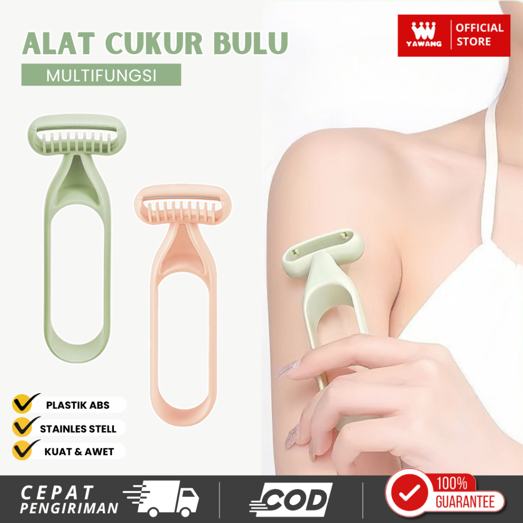 YAWANG Indonesia Alat Cukur Bulu Kaki Mini Pisau Cukur Bulu Tangan Serbaguna Mini Shaver Portable Ta