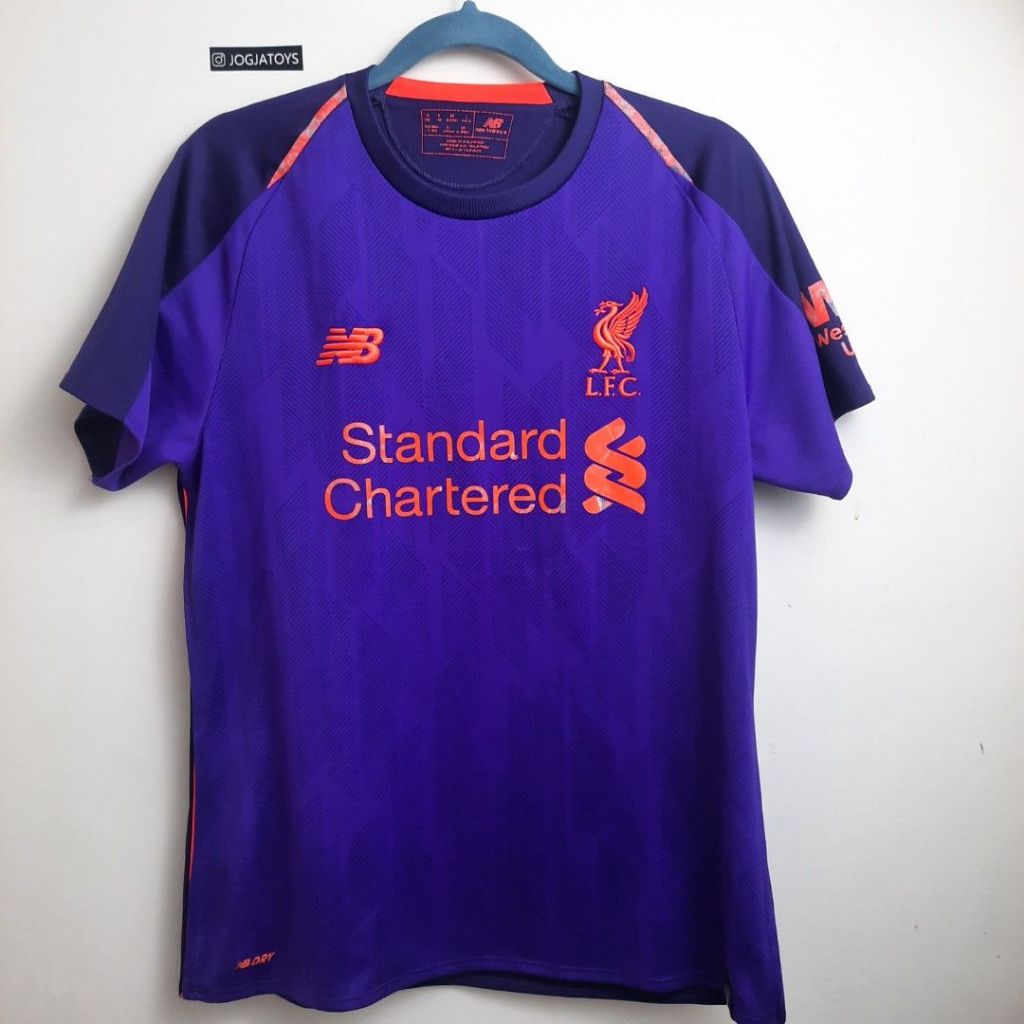Jersey Liverpool Away 2018-19 Shirt ORIGINAL New Balance - XL Boys PRELOVED7