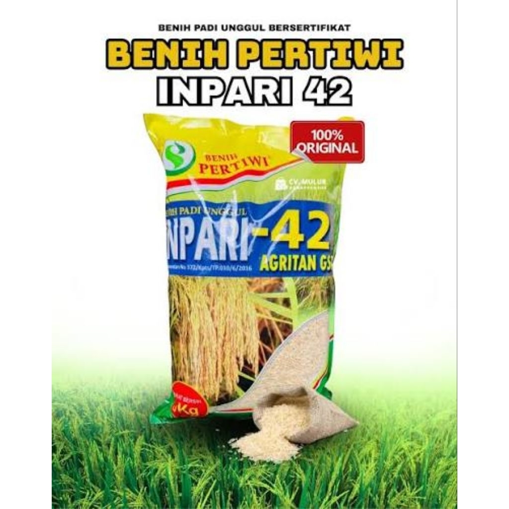 Bibit Benih PADI INPARI 42 AGRITAN GSR 1kg