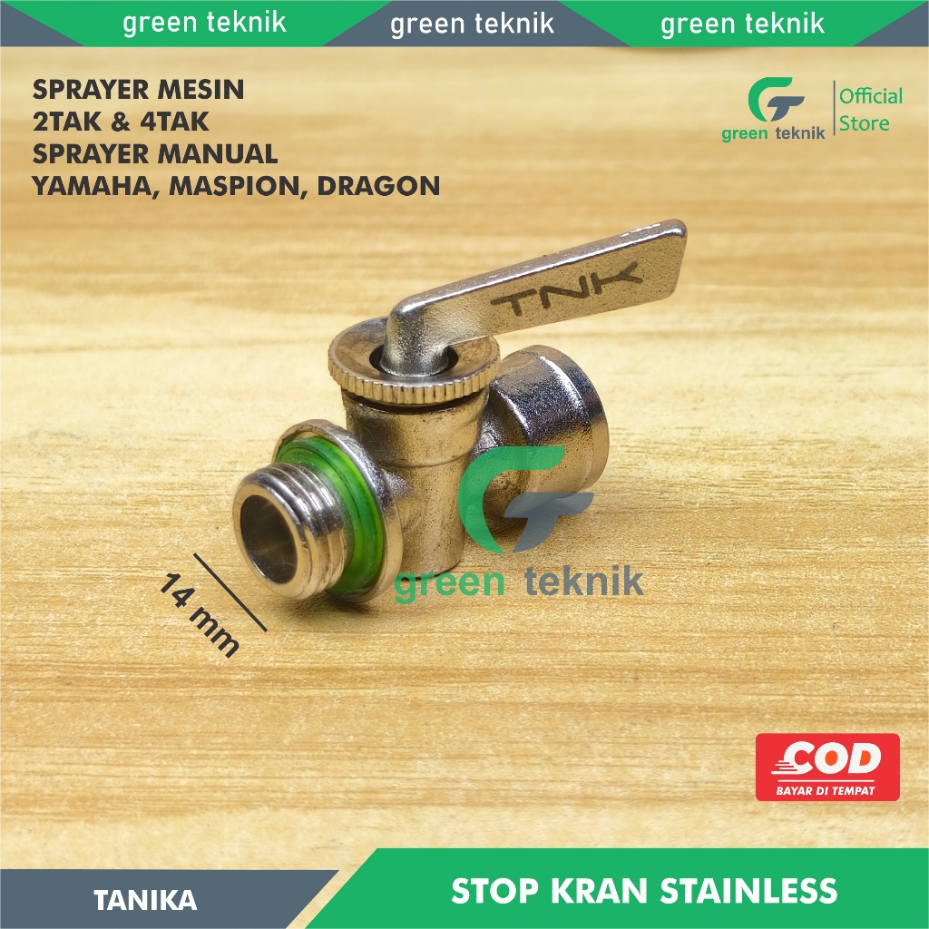 Stop Kran Tanika Stainless Sprayer Yamaha Maspion TU26 2Tak 4Tak