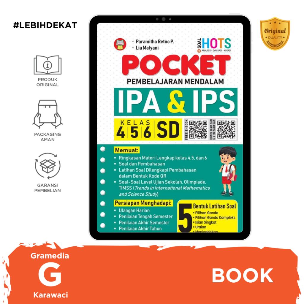 Gramedia Karawaci - Pocket Ipa & Ips Sd Kelas 4 5 6
