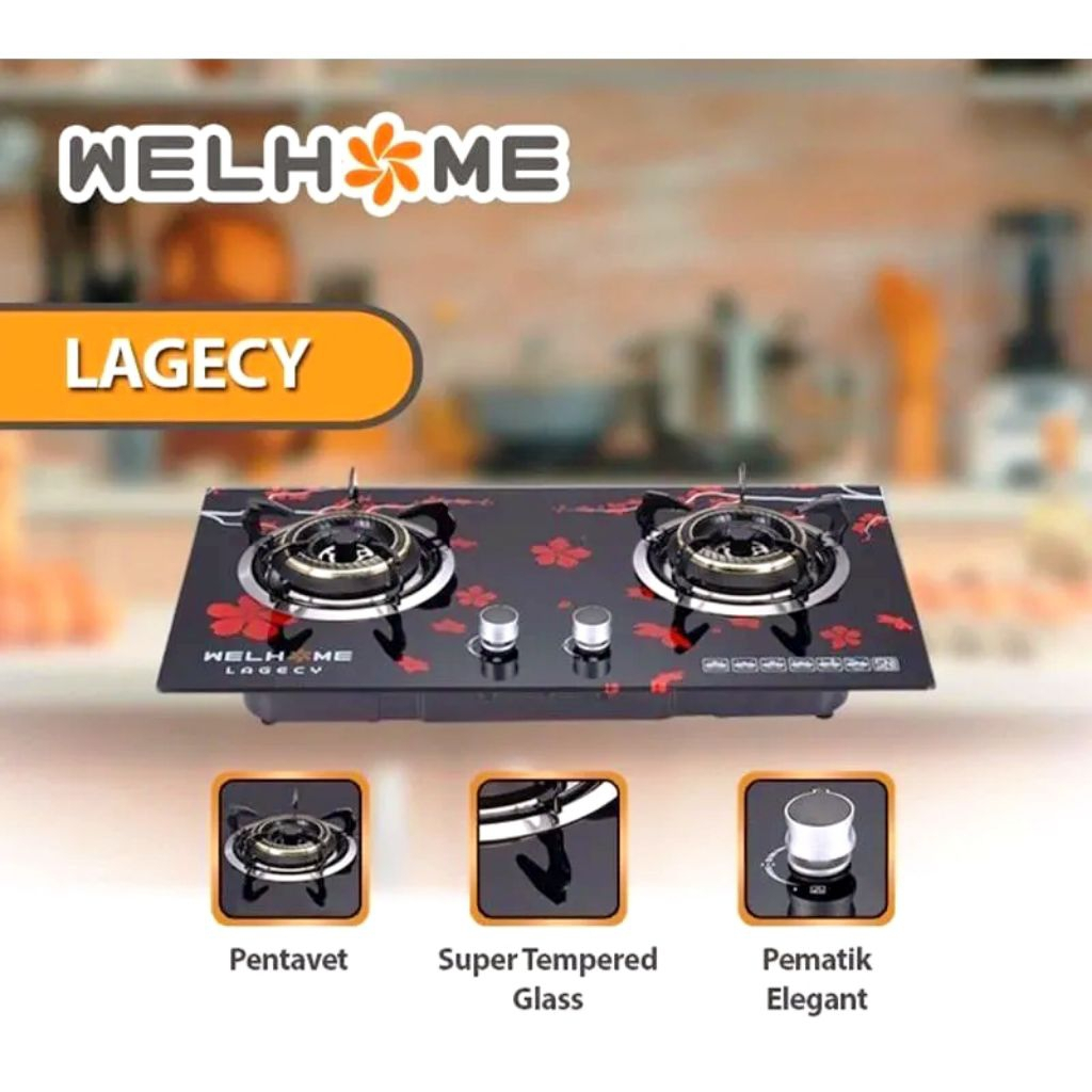 WHELLHOME KOMPOR TANAM 2 TUNGKU LEGACY SERIES | KOMPOR TANAM 2 TUNGKU