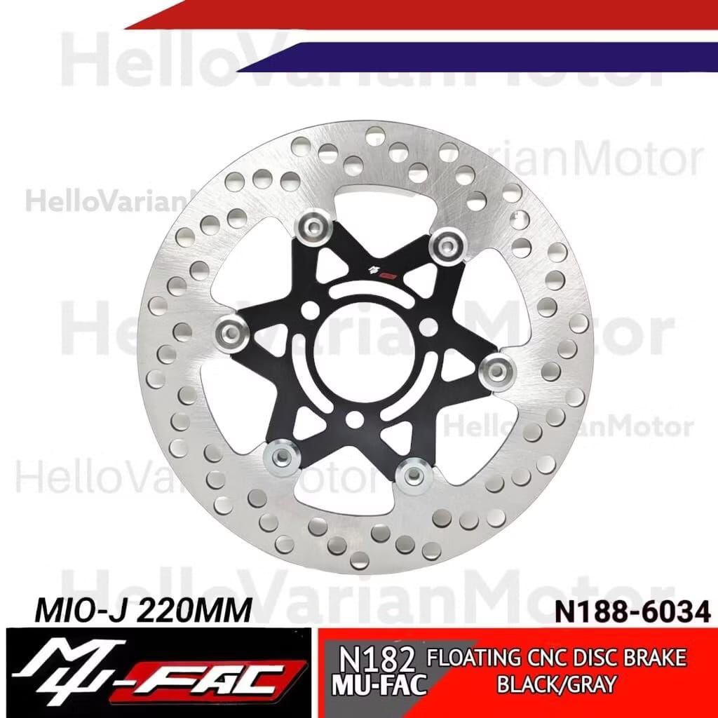 Cakram Depan MUFAC Floating Disc Mio J 3 Lubang 220mm N188