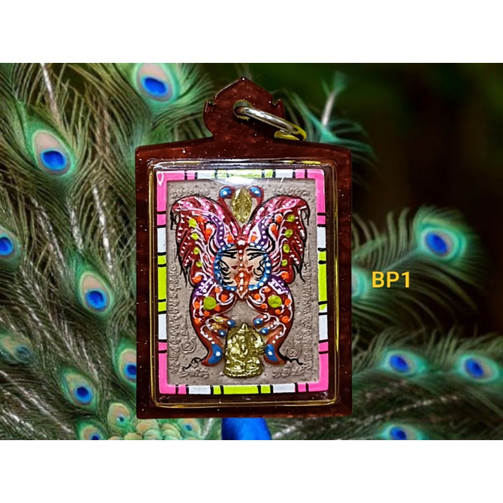 Liontin Butterfly dan Phra Phrom BP1 / Kruba Krissana