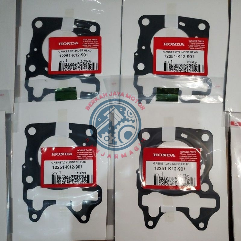 122251K12901 Gasket Cylinder Head  Paking Kop Head Honda Vario 125 KZR, Vario 125 K60R VARIO 125 K2V