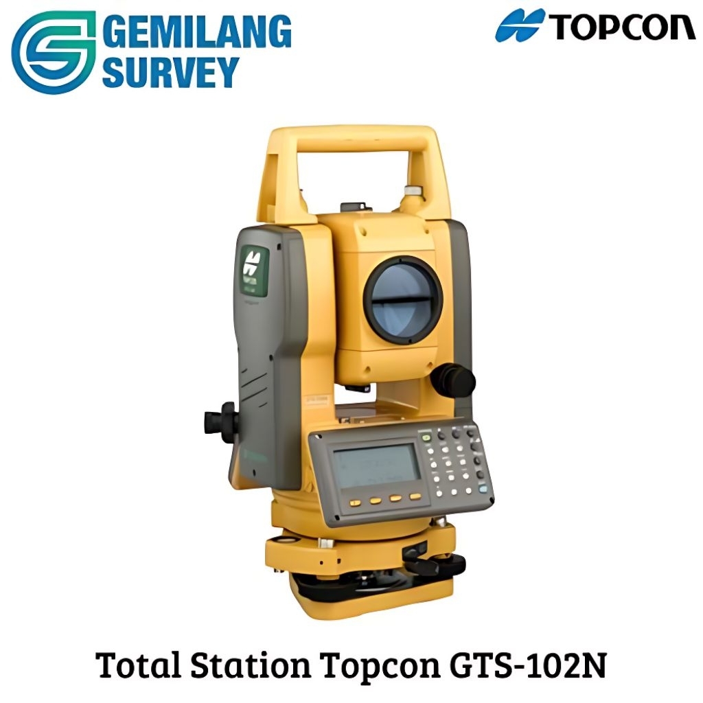 Total Station Topcon GTS-102N Bekas Fullset